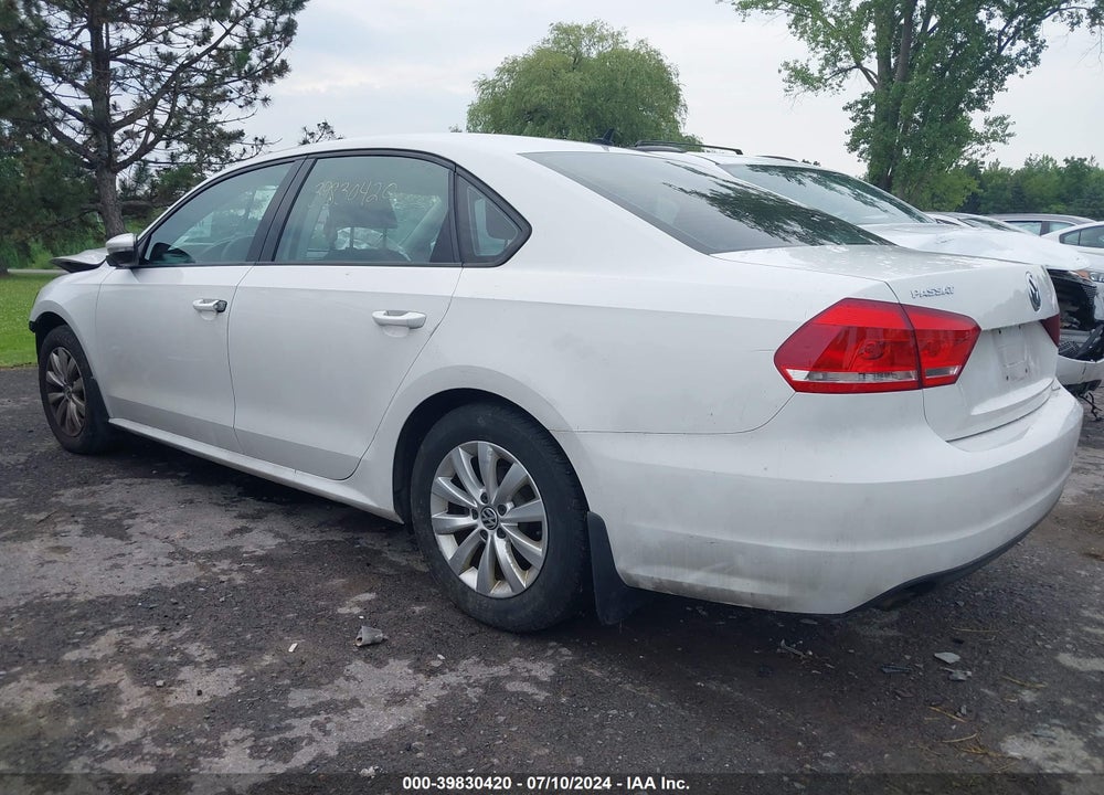 2012 VOLKSWAGEN PASSAT 2.5L S VIN: 1VWAP7A34CC097205