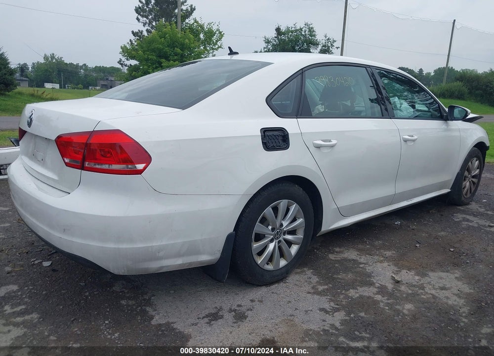 2012 VOLKSWAGEN PASSAT 2.5L S VIN: 1VWAP7A34CC097205