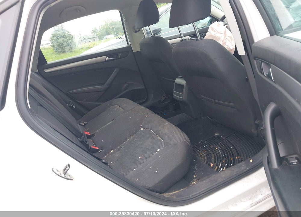 2012 VOLKSWAGEN PASSAT 2.5L S VIN: 1VWAP7A34CC097205