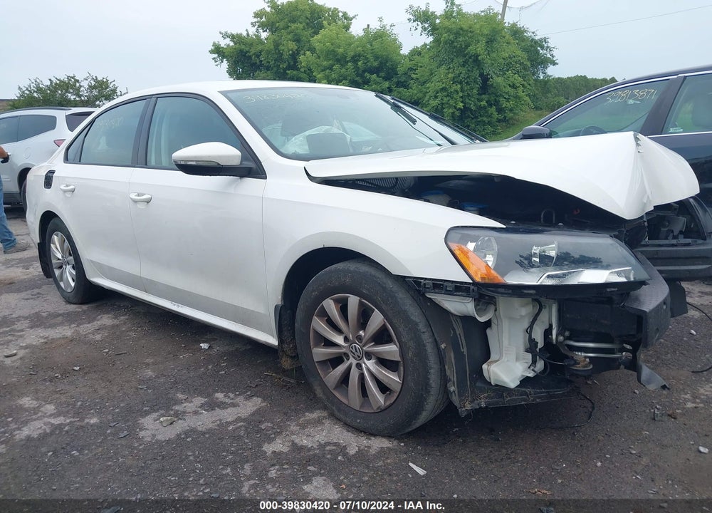 2012 VOLKSWAGEN PASSAT 2.5L S VIN: 1VWAP7A34CC097205
