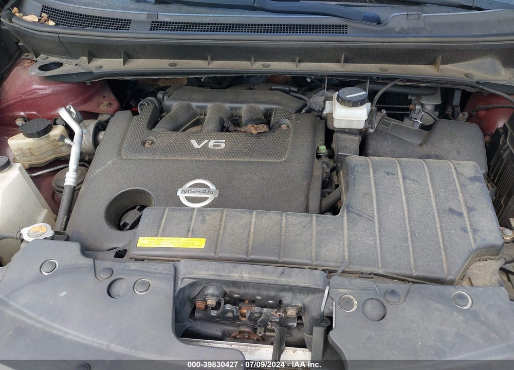 2009 NISSAN MURANO S VIN: JN8AZ18W69W130517