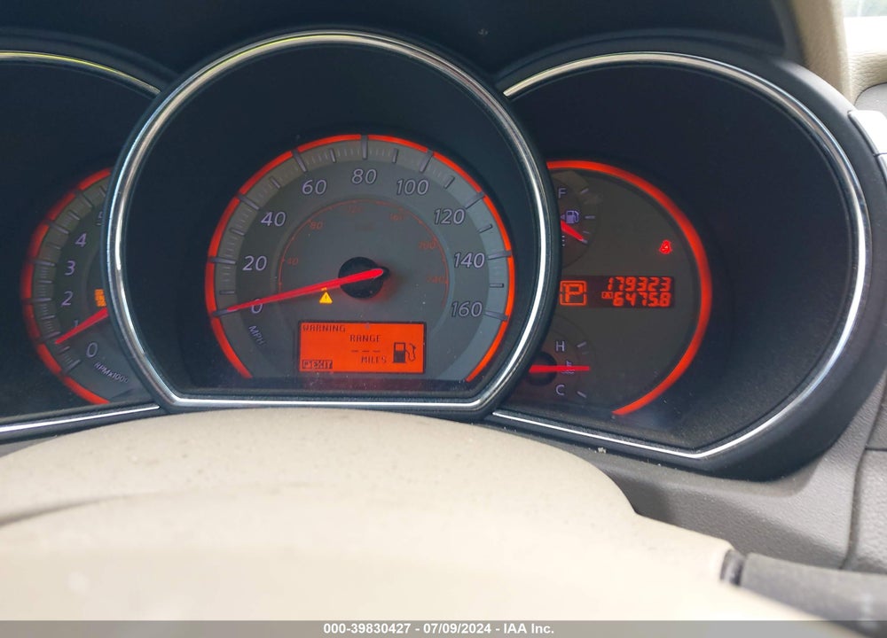 2009 NISSAN MURANO S VIN: JN8AZ18W69W130517