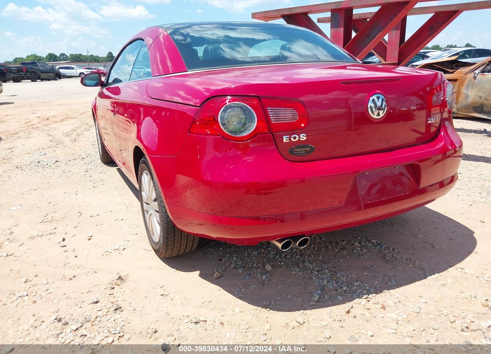 2008 VOLKSWAGEN EOS KOMFORT/TURBO VIN: WVWAA71F08V026271