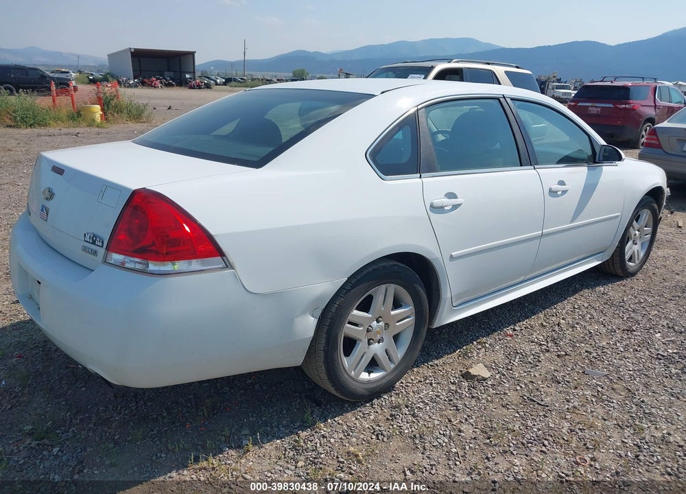 2012 CHEVROLET IMPALA LT VIN: 2G1WG5E36C1108663