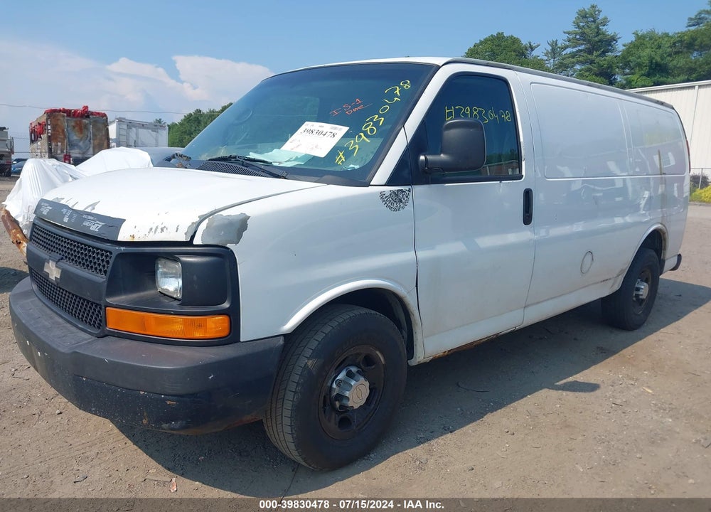 2010 CHEVROLET EXPRESS 2500 WORK VAN VIN: 1GCZGFBAXA1155467