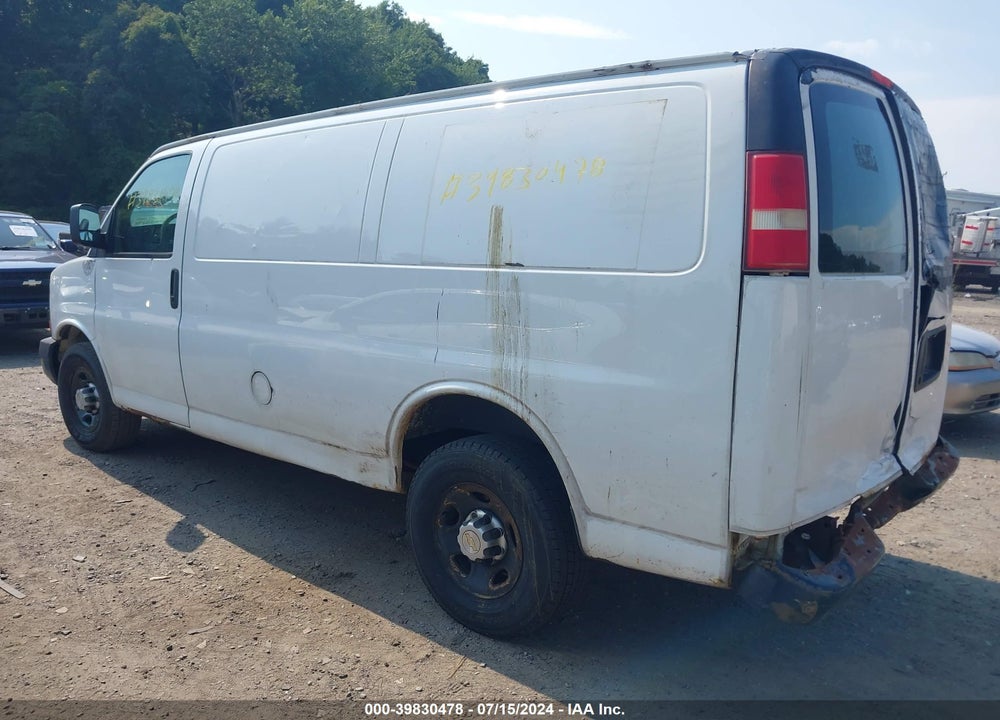 2010 CHEVROLET EXPRESS 2500 WORK VAN VIN: 1GCZGFBAXA1155467