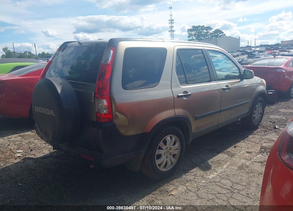 2006 HONDA CR-V EX VIN: SHSRD78876U426849