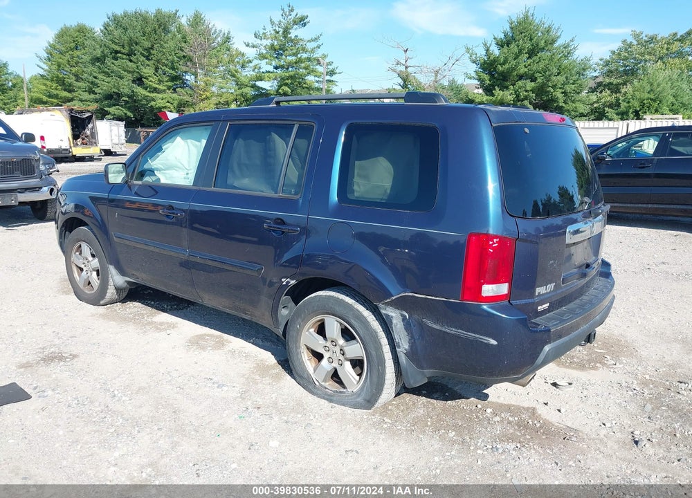 2009 HONDA PILOT EX-L VIN: 5FNYF48589B032380