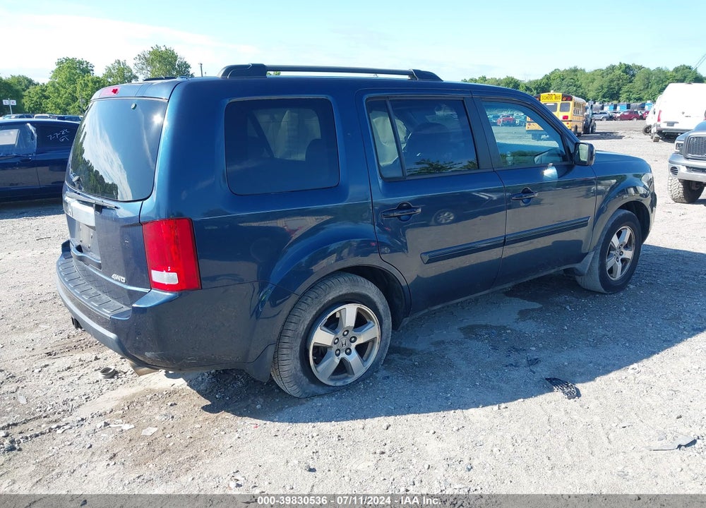 2009 HONDA PILOT EX-L VIN: 5FNYF48589B032380