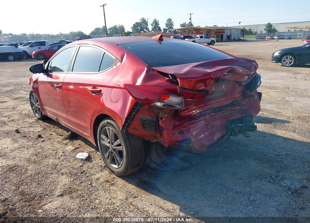 2017 HYUNDAI ELANTRA SE VIN: 5NPD84LF8HH030492