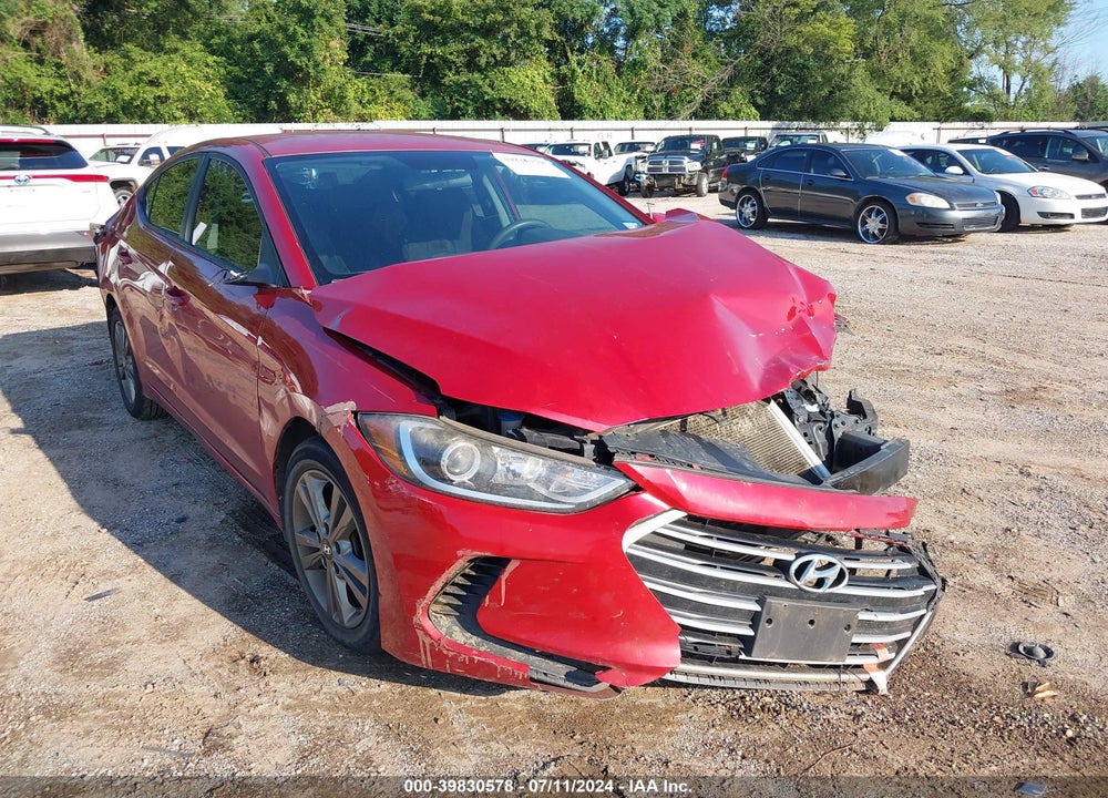 2017 HYUNDAI ELANTRA SE VIN: 5NPD84LF8HH030492