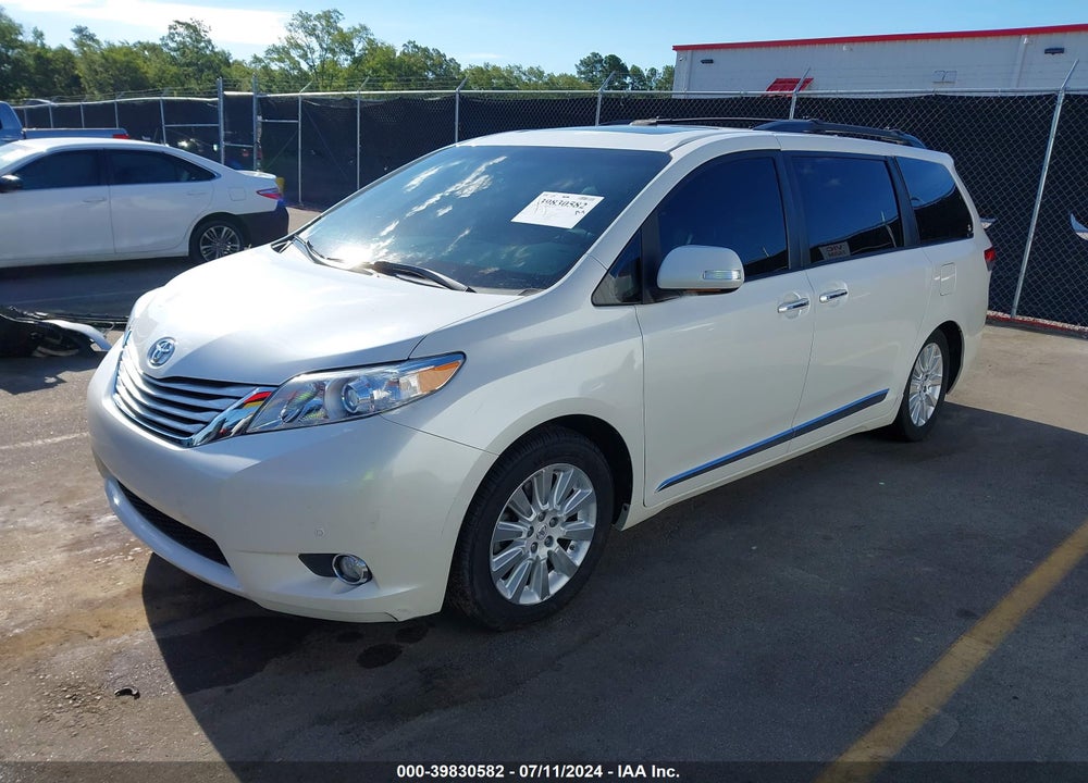 2013 TOYOTA SIENNA LIMITED V6 7 PASSENGER VIN: 5TDYK3DC0DS368779