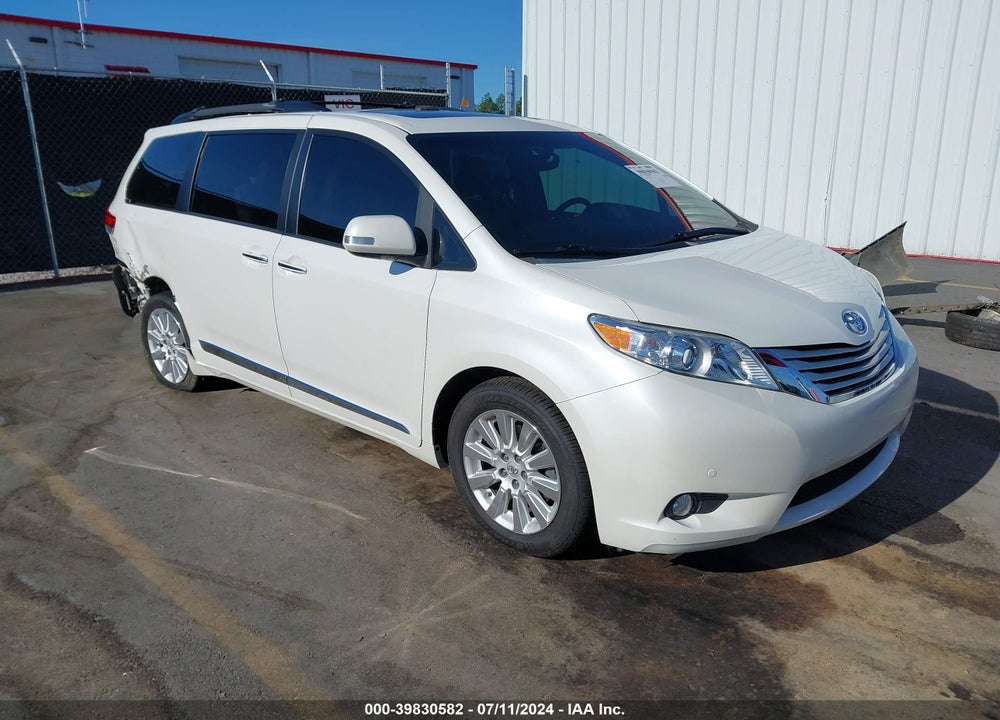 2013 TOYOTA SIENNA LIMITED V6 7 PASSENGER VIN: 5TDYK3DC0DS368779