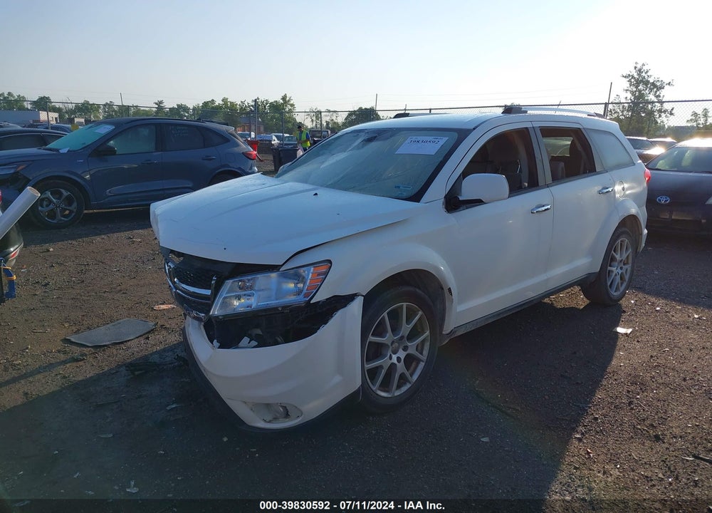 2012 DODGE JOURNEY CREW VIN: 3C4PDCDG1CT207029