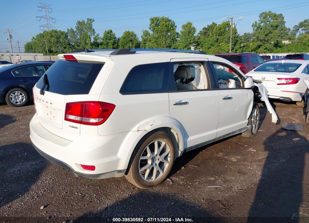2012 DODGE JOURNEY CREW VIN: 3C4PDCDG1CT207029