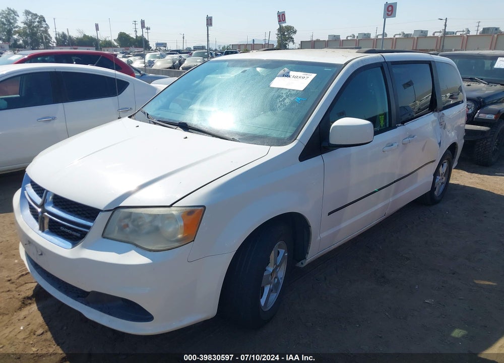 2012 DODGE GRAND CARAVAN SXT VIN: 2C4RDGCG6CR190829