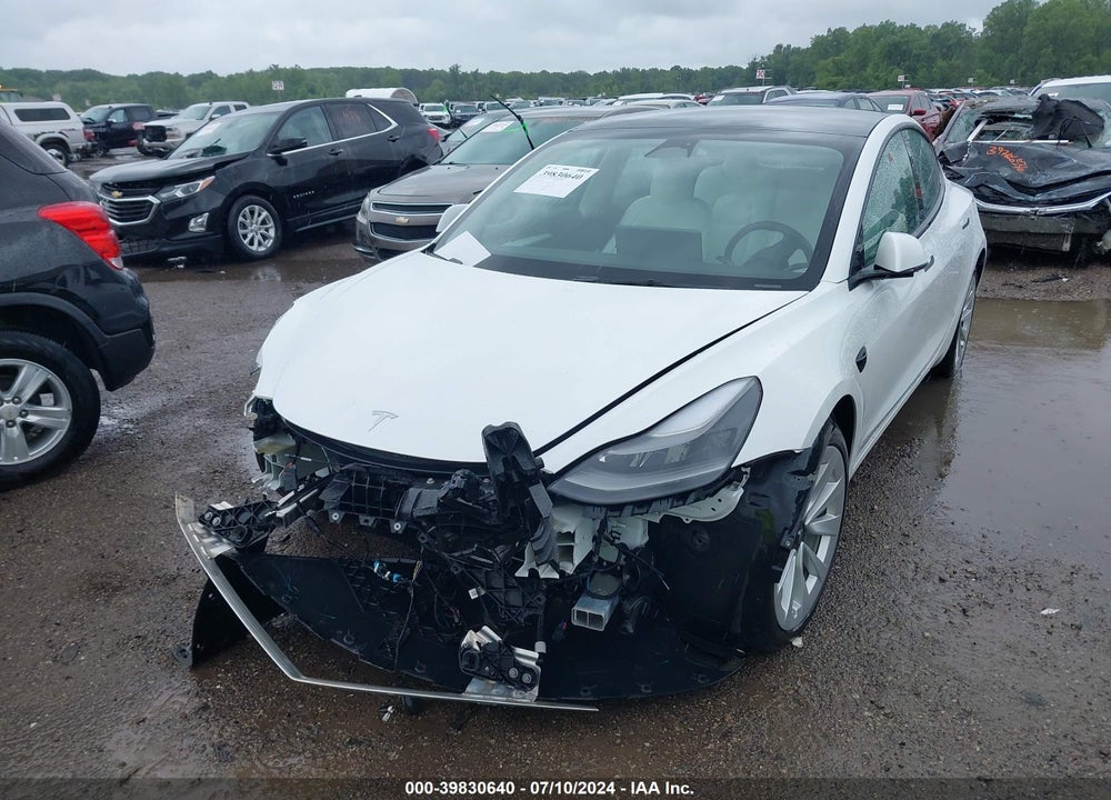 2022 TESLA MODEL 3 LONG RANGE DUAL MOTOR ALL-WHEEL DRIVE VIN: 5YJ3E1EB4NF248162