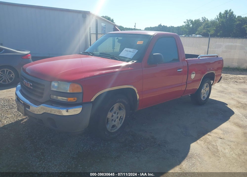 2006 GMC SIERRA 1500 WORK TRUCK VIN: 3GTEC14X16G231780