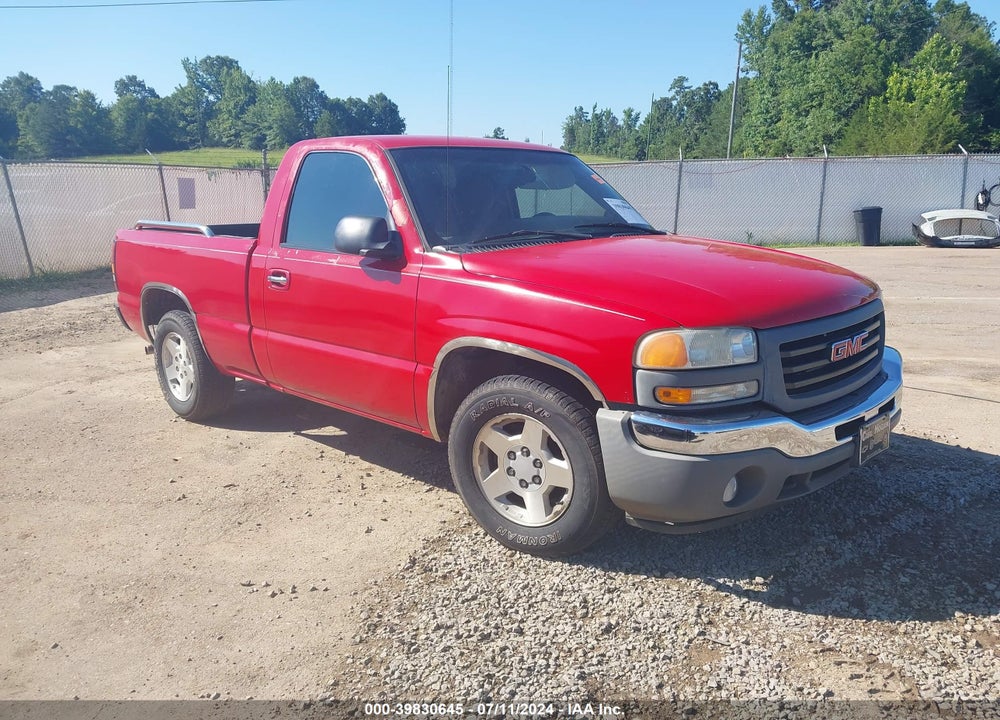 2006 GMC SIERRA 1500 WORK TRUCK VIN: 3GTEC14X16G231780