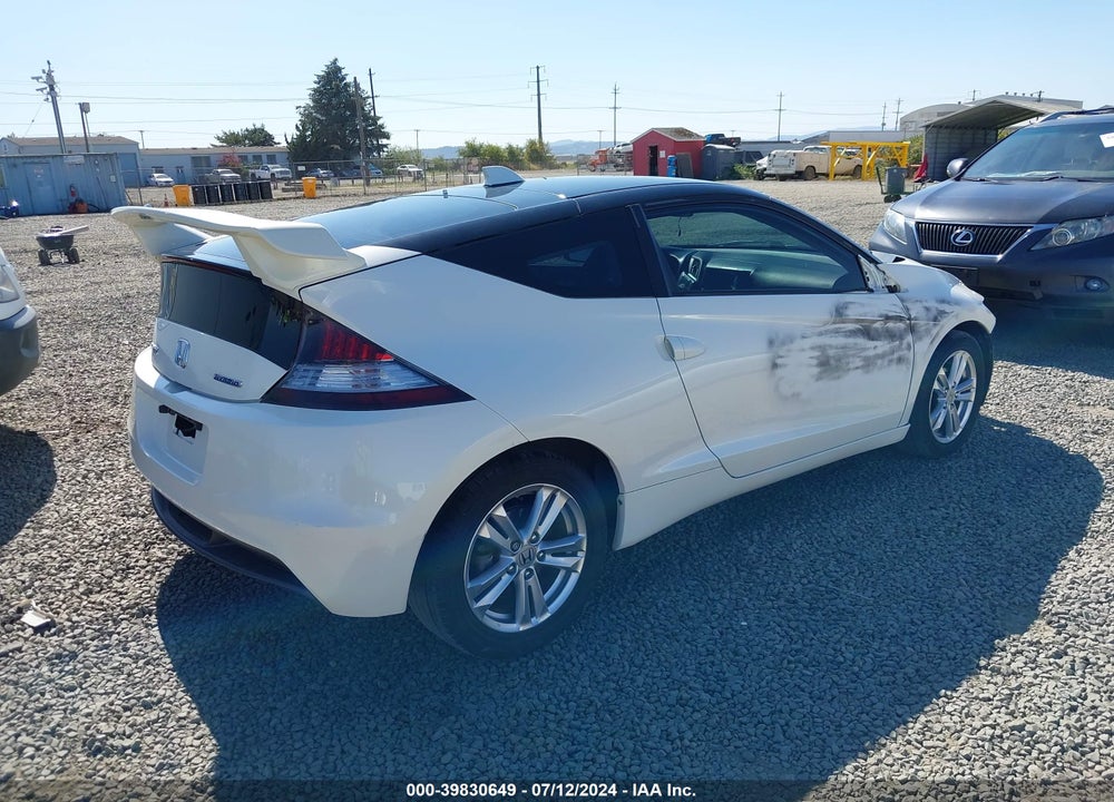 2011 HONDA CR-Z EX VIN: JHMZF1D64BS004438