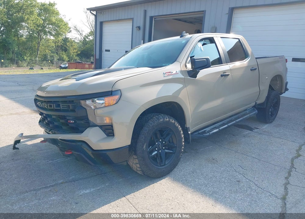 2022 CHEVROLET SILVERADO 1500 4WD SHORT BED CUSTOM TRAIL BOSS VIN: 3GCPDCEK3NG549841