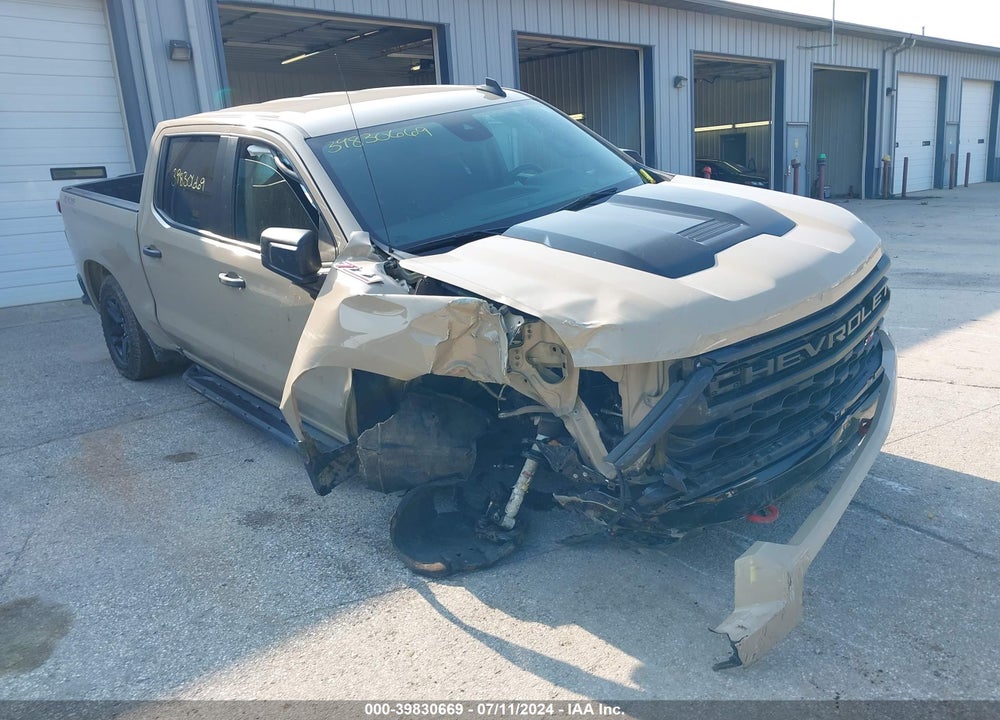 2022 CHEVROLET SILVERADO 1500 4WD SHORT BED CUSTOM TRAIL BOSS VIN: 3GCPDCEK3NG549841