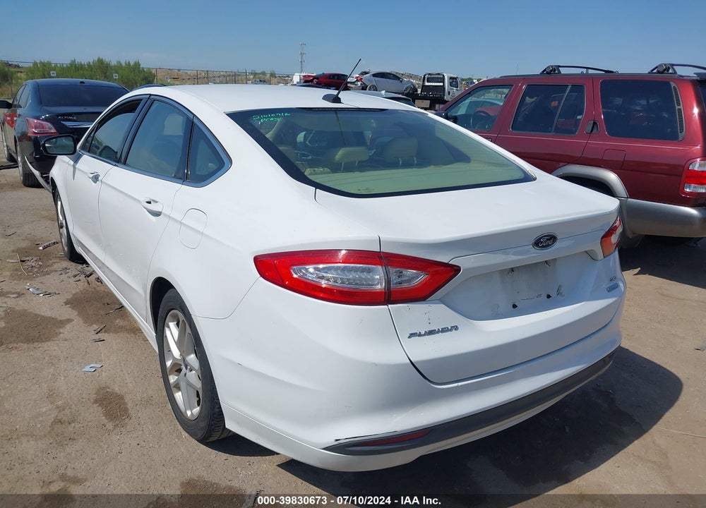 2014 FORD FUSION VIN: 1FA6P0HD1E5381256