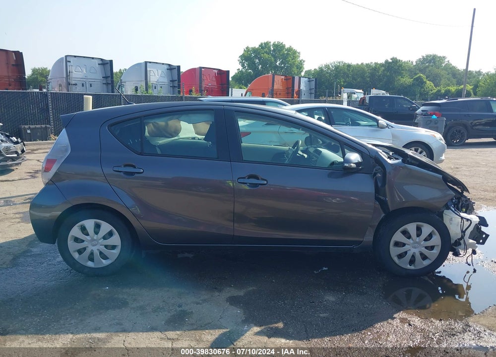 2012 TOYOTA PRIUS C TWO VIN: JTDKDTB32C1512153