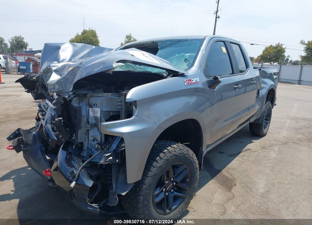 2020 CHEVROLET SILVERADO 1500 4WD DOUBLE CAB STANDARD BED CUSTOM TRAIL BOSS VIN: 1GCRYCEF9LZ249878