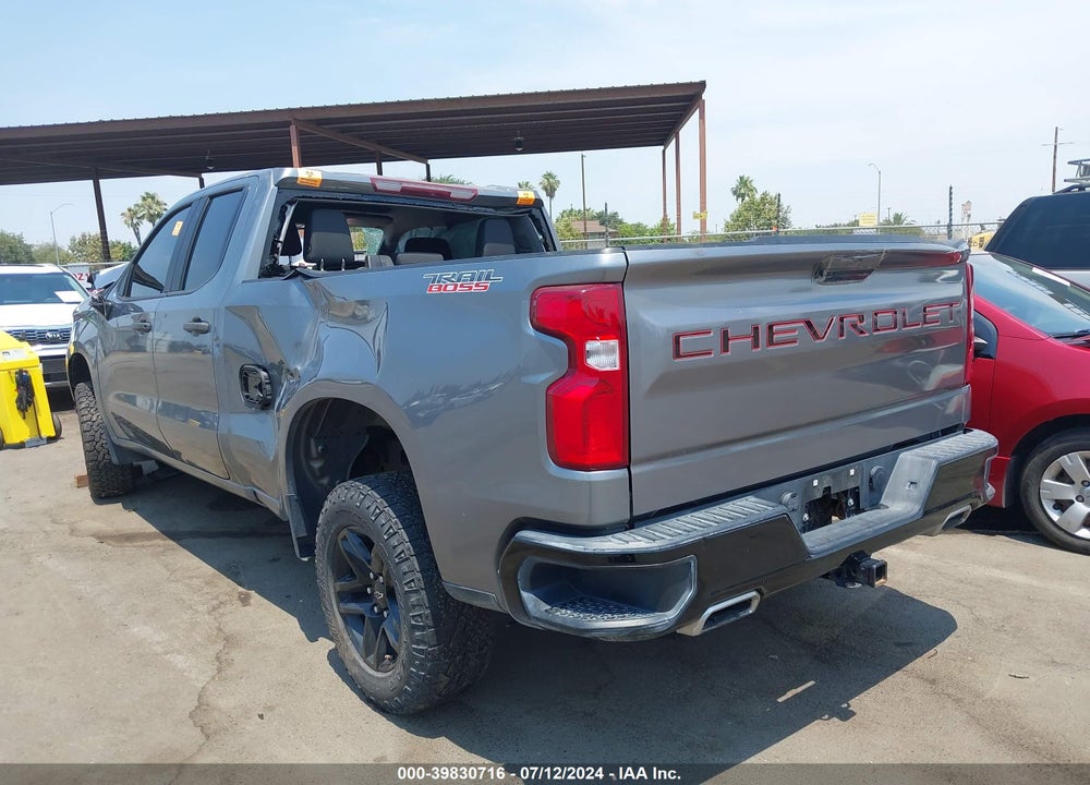 2020 CHEVROLET SILVERADO 1500 4WD DOUBLE CAB STANDARD BED CUSTOM TRAIL BOSS VIN: 1GCRYCEF9LZ249878