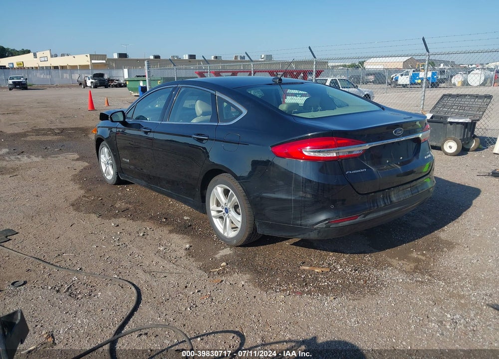 2018 FORD FUSION HYBRID SE VIN: 3FA6P0LUXJR208432