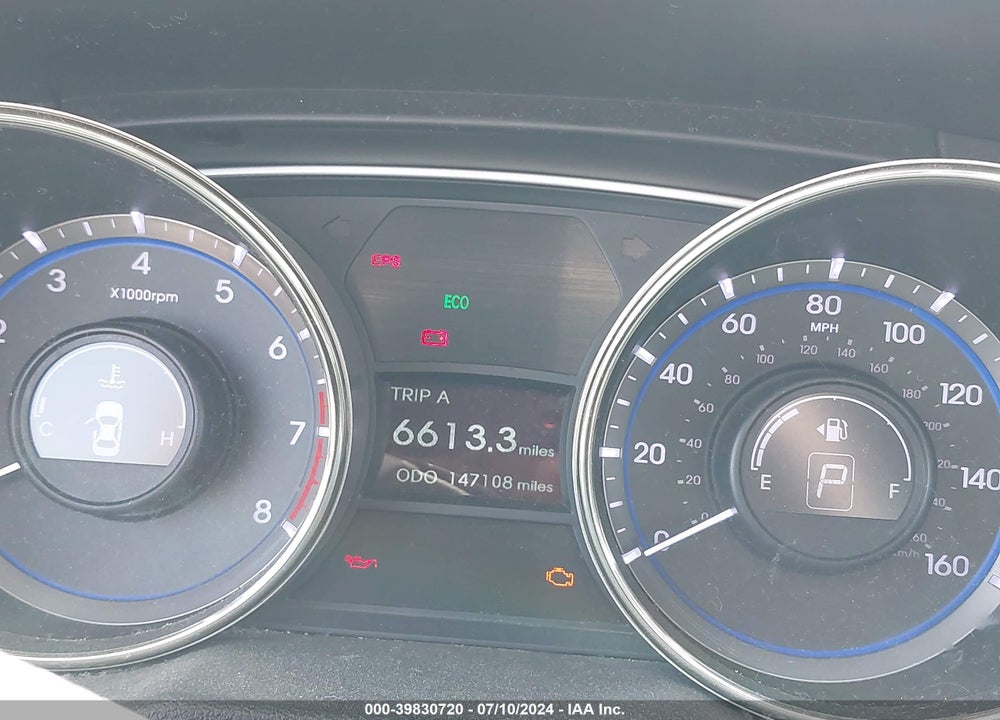 2013 HYUNDAI SONATA GLS VIN: 5NPEB4AC5DH648555