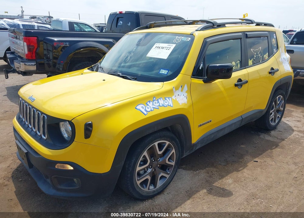 2017 JEEP RENEGADE LATITUDE FWD VIN: ZACCJABBXHPG20794