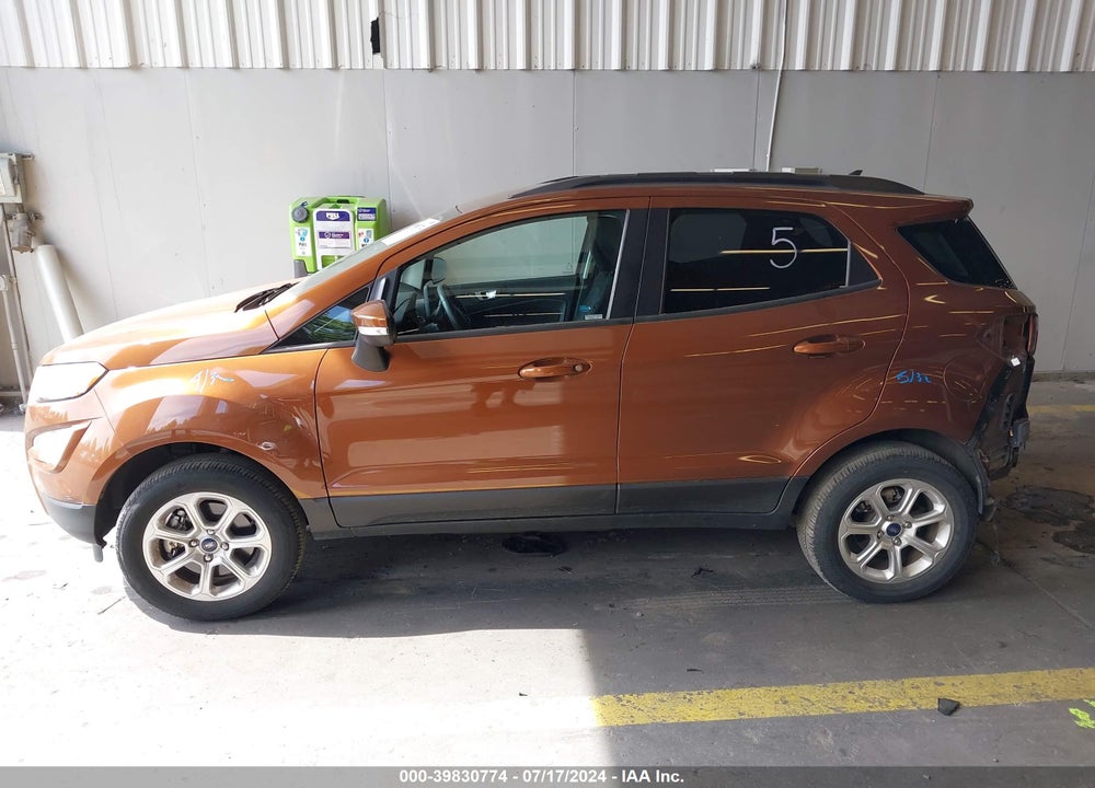 2019 FORD ECOSPORT SE VIN: MAJ6S3GL1KC272988