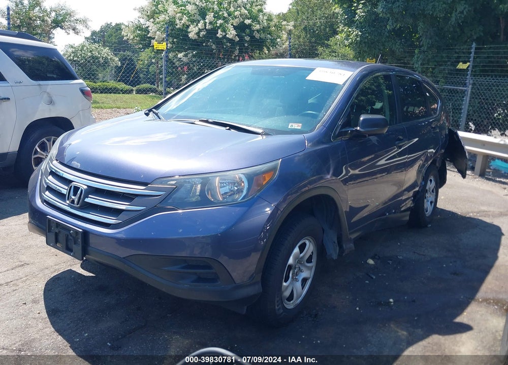 2012 HONDA CR-V LX VIN: 5J6RM4H30CL049956