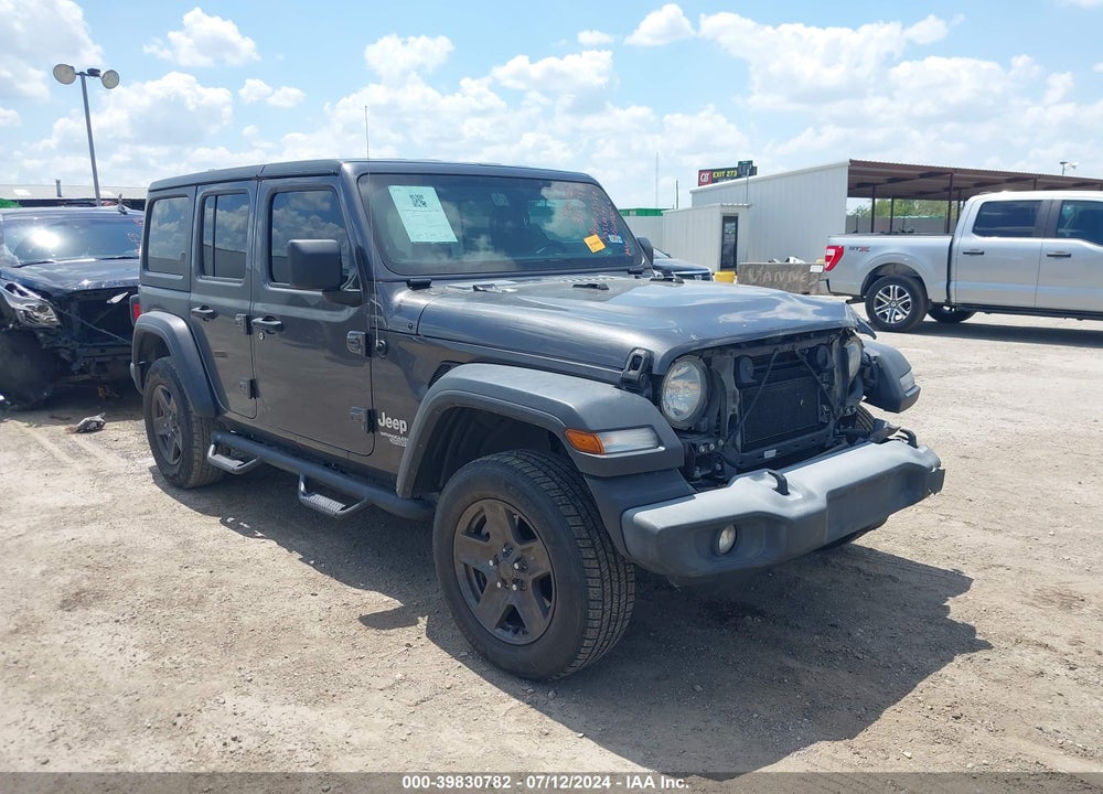 2018 JEEP WRANGLER UNLIMITED SPORT 4X4 VIN: 1C4HJXDN7JW305492