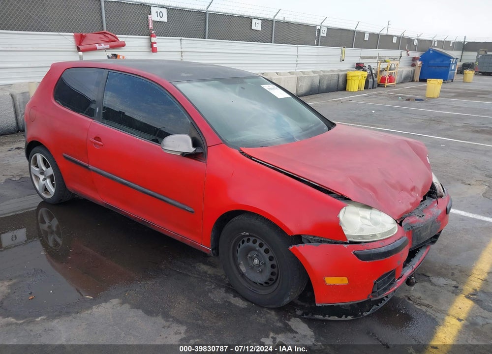 2007 VOLKSWAGEN RABBIT 2-DOOR VIN: WVWAS71K47W280231