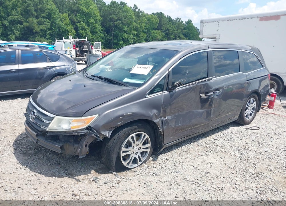 2013 HONDA ODYSSEY EX-L VIN: 5FNRL5H61DB077231