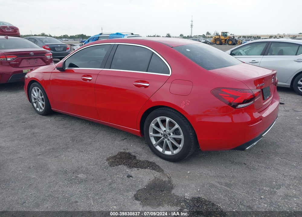 2020 MERCEDES-BENZ A 220 VIN: WDD3G4EB5LW042732