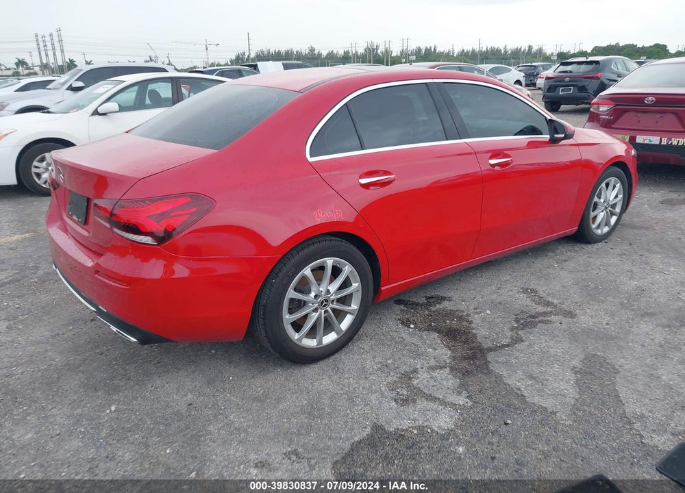 2020 MERCEDES-BENZ A 220 VIN: WDD3G4EB5LW042732