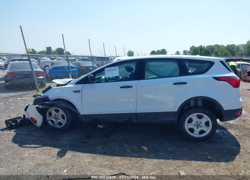 2019 FORD ESCAPE S VIN: 1FMCU0F77KUA89479