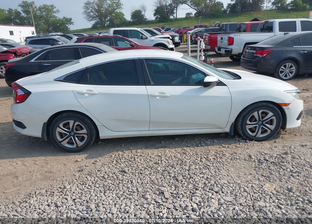 2016 HONDA CIVIC LX VIN: 19XFC2F53GE038503