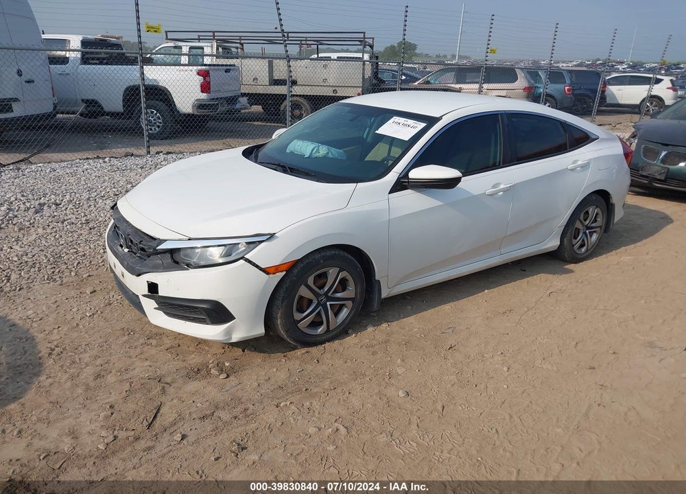 2016 HONDA CIVIC LX VIN: 19XFC2F53GE038503
