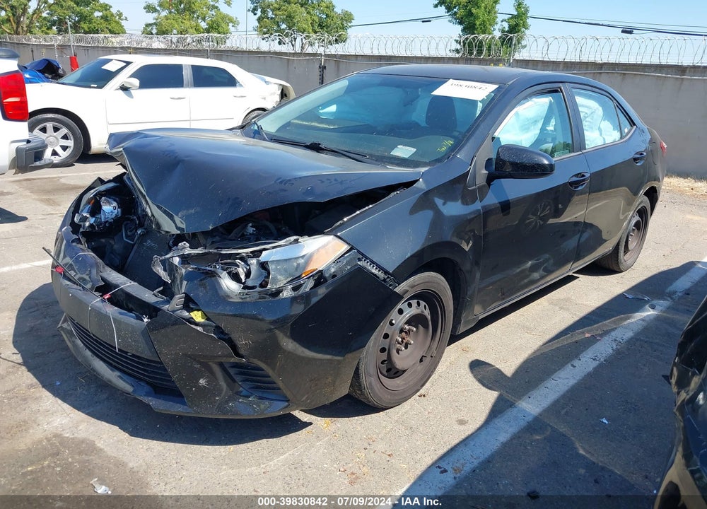 2014 TOYOTA COROLLA LE VIN: 2T1BURHE1EC193080