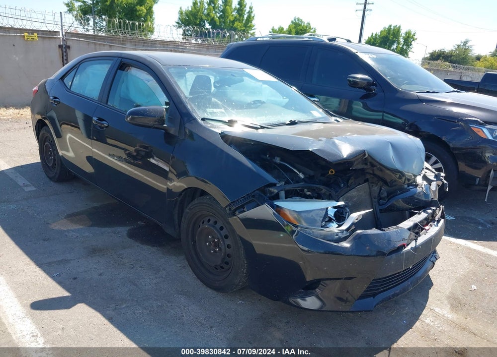 2014 TOYOTA COROLLA LE VIN: 2T1BURHE1EC193080