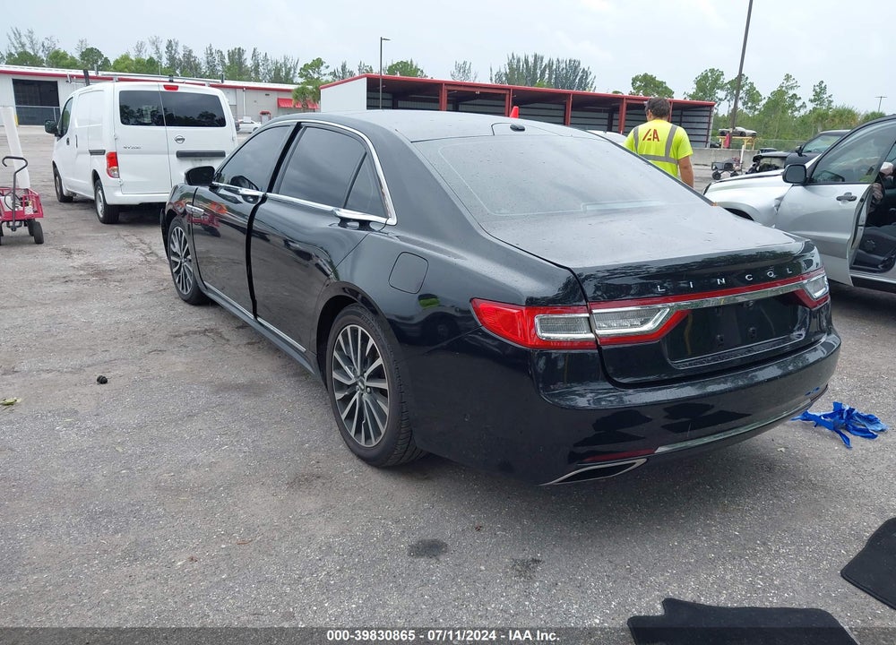 2017 LINCOLN CONTINENTAL SELECT VIN: 1LN6L9SP6H5605487