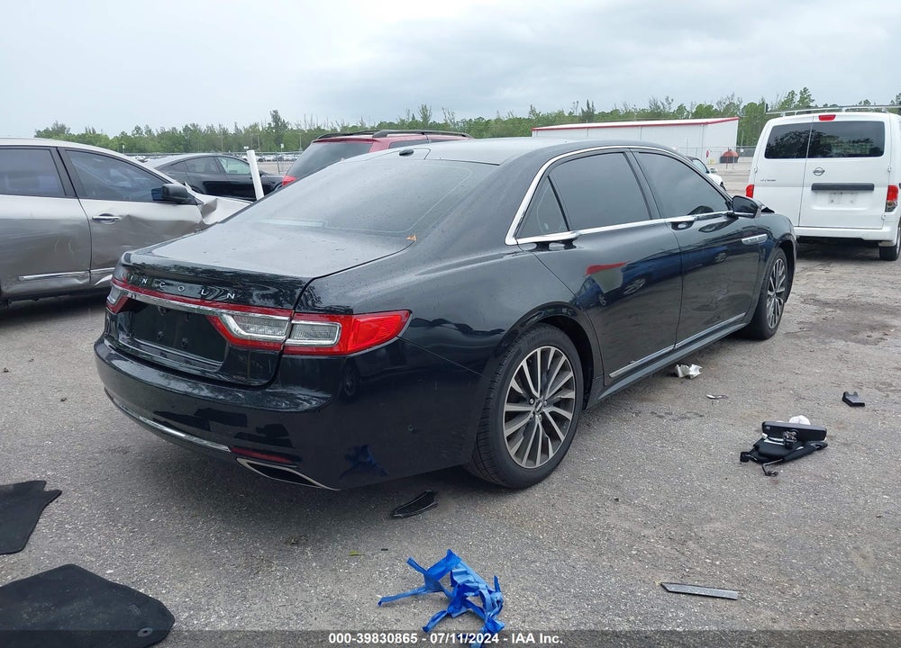 2017 LINCOLN CONTINENTAL SELECT VIN: 1LN6L9SP6H5605487