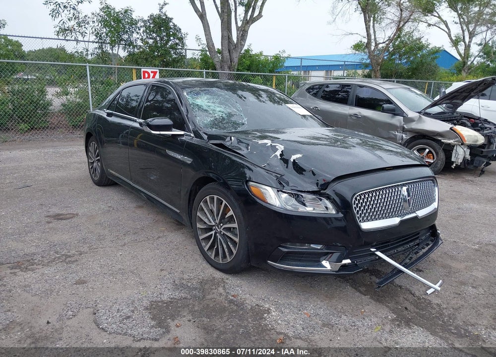 2017 LINCOLN CONTINENTAL SELECT VIN: 1LN6L9SP6H5605487