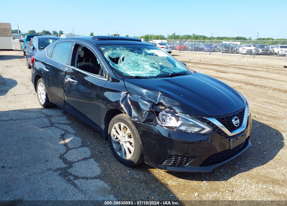 2018 NISSAN SENTRA SV VIN: 3N1AB7AP9JY212246