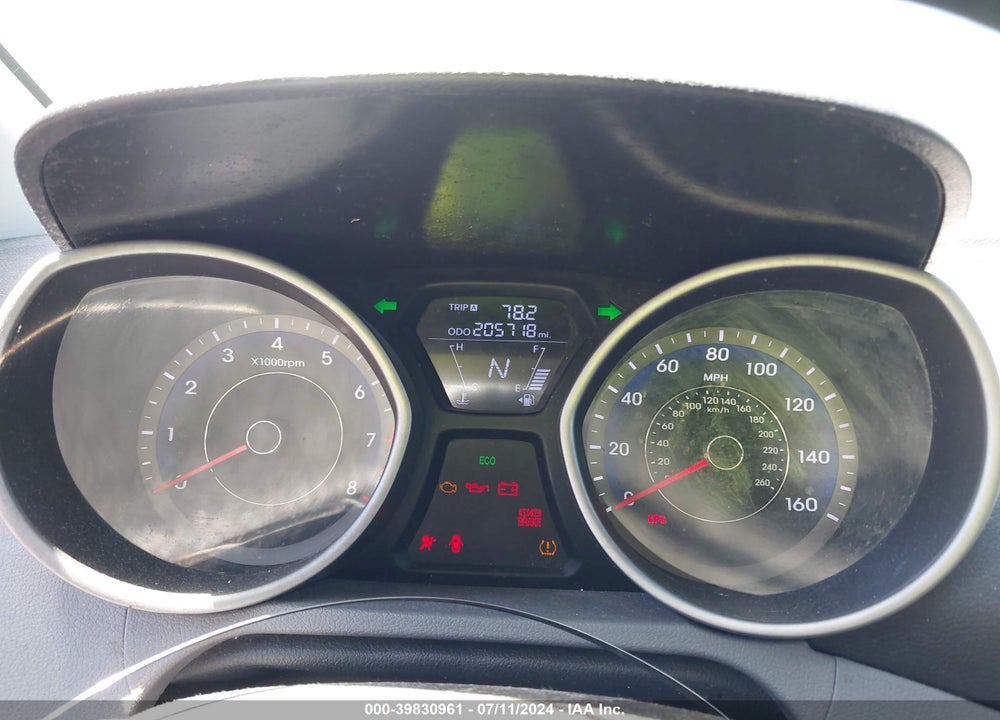 2013 HYUNDAI ELANTRA GLS VIN: KMHDH4AE2DU681803